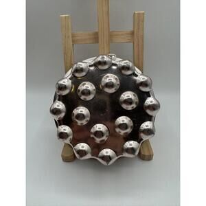 Vintage Round Fluted And Beaded Copper Baking/Jello Mold - Holds 4 Cups